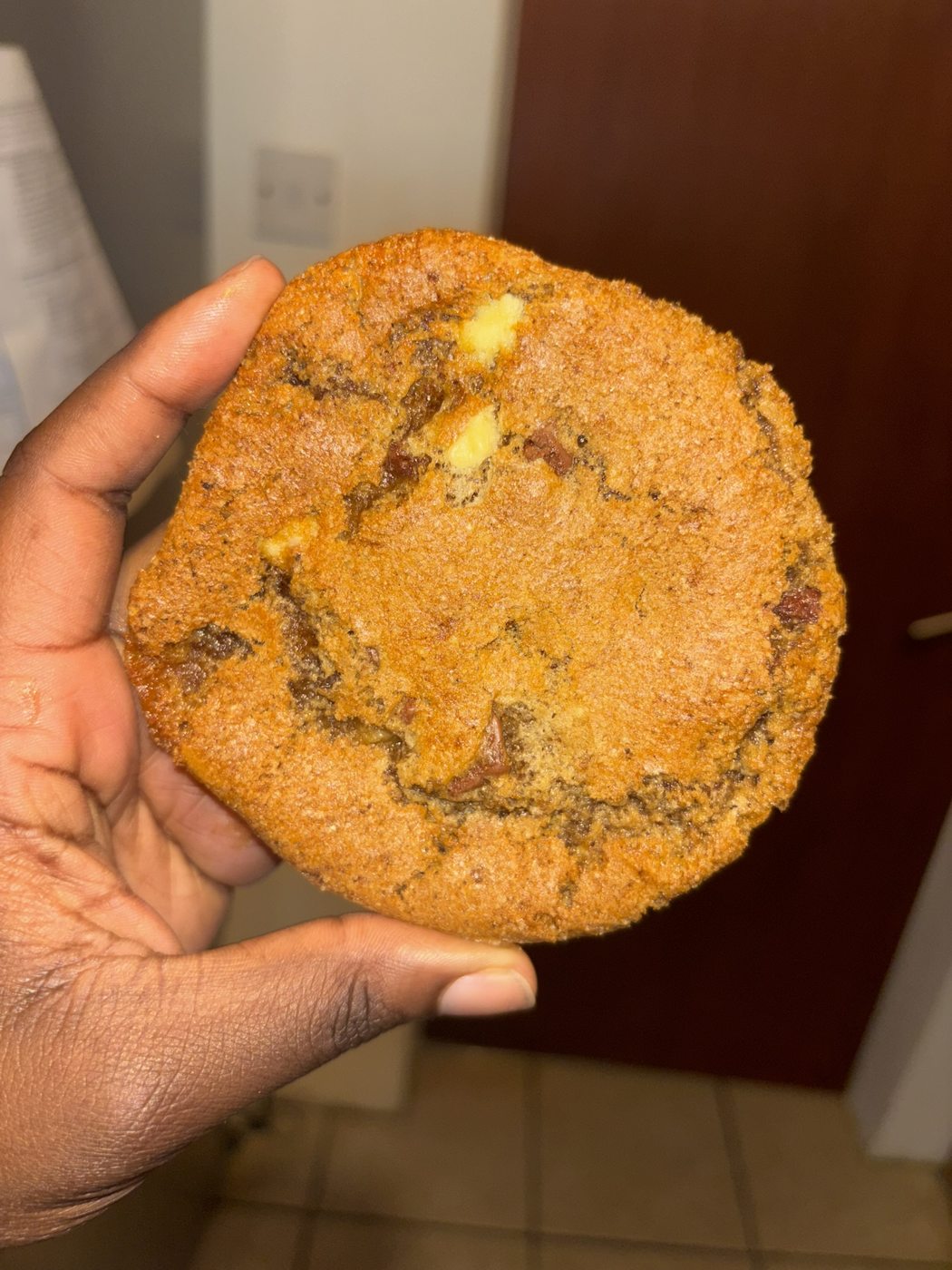 A handmade baked treat